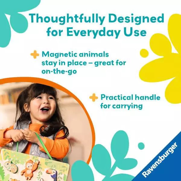 Play+ In the Jungle Wooden Touch & Play Puzzle
