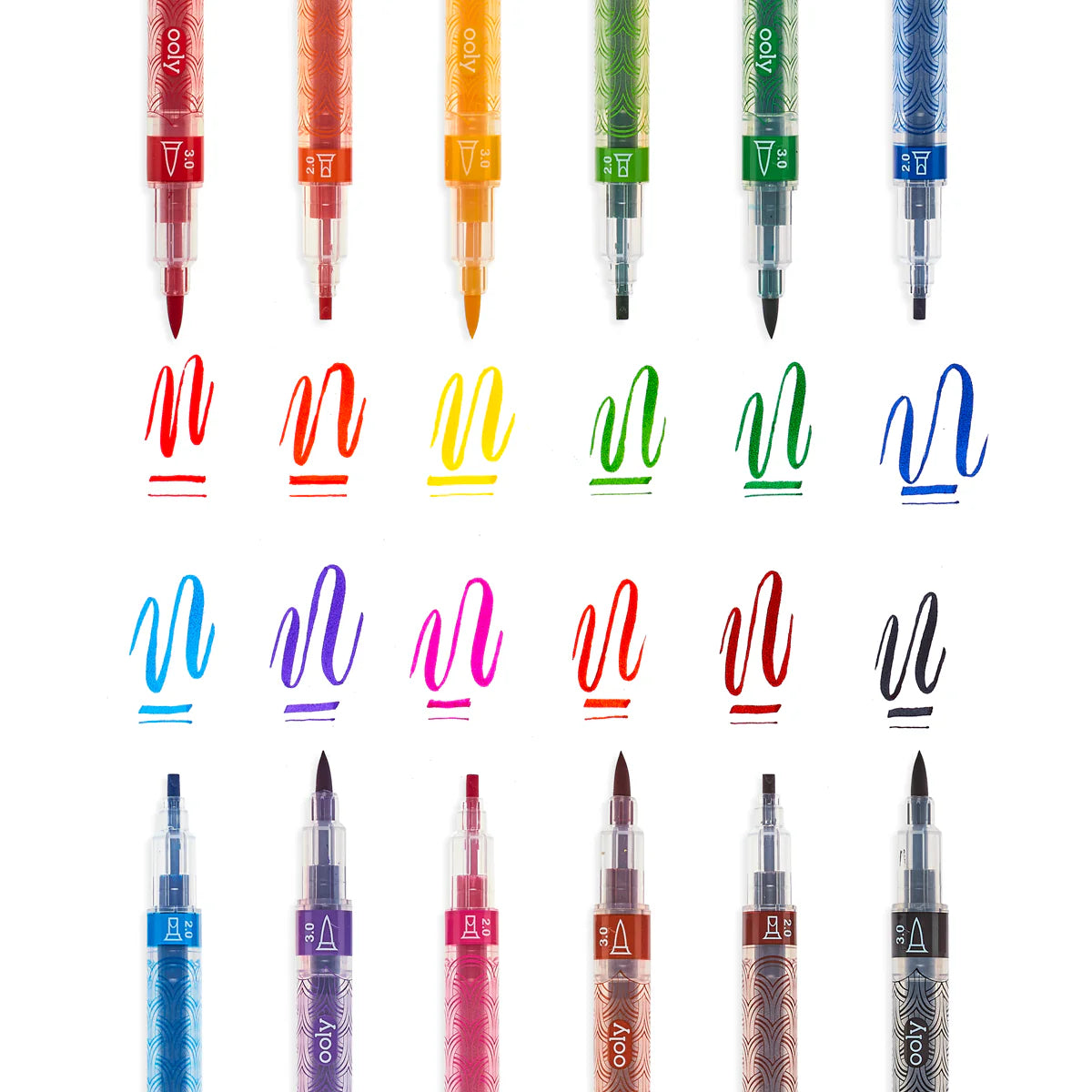 Calligraphy Duo Brush and Chisel Tip Markers