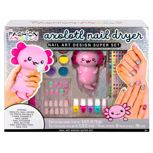 Axolotl Nail Dryer Art Kit
