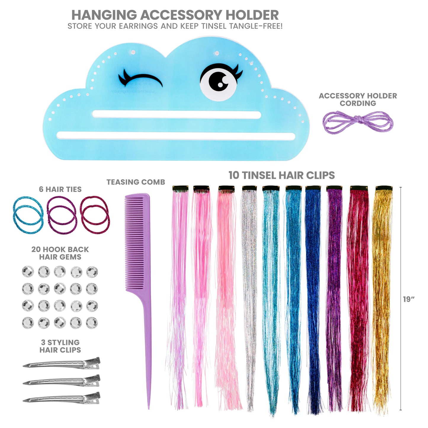 Hair Tinsel Styling Kit