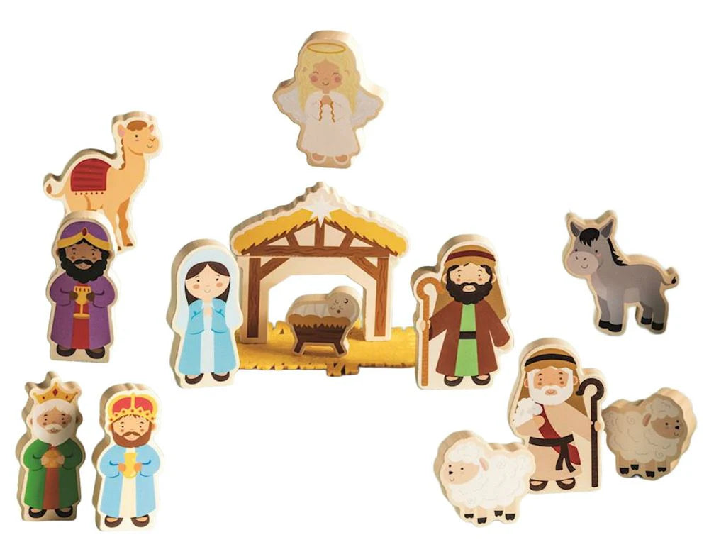 Nativity Wooden Toy Set