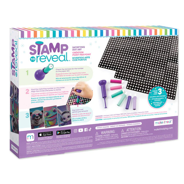 Stamp To Reveal 3 Pack Dot Art