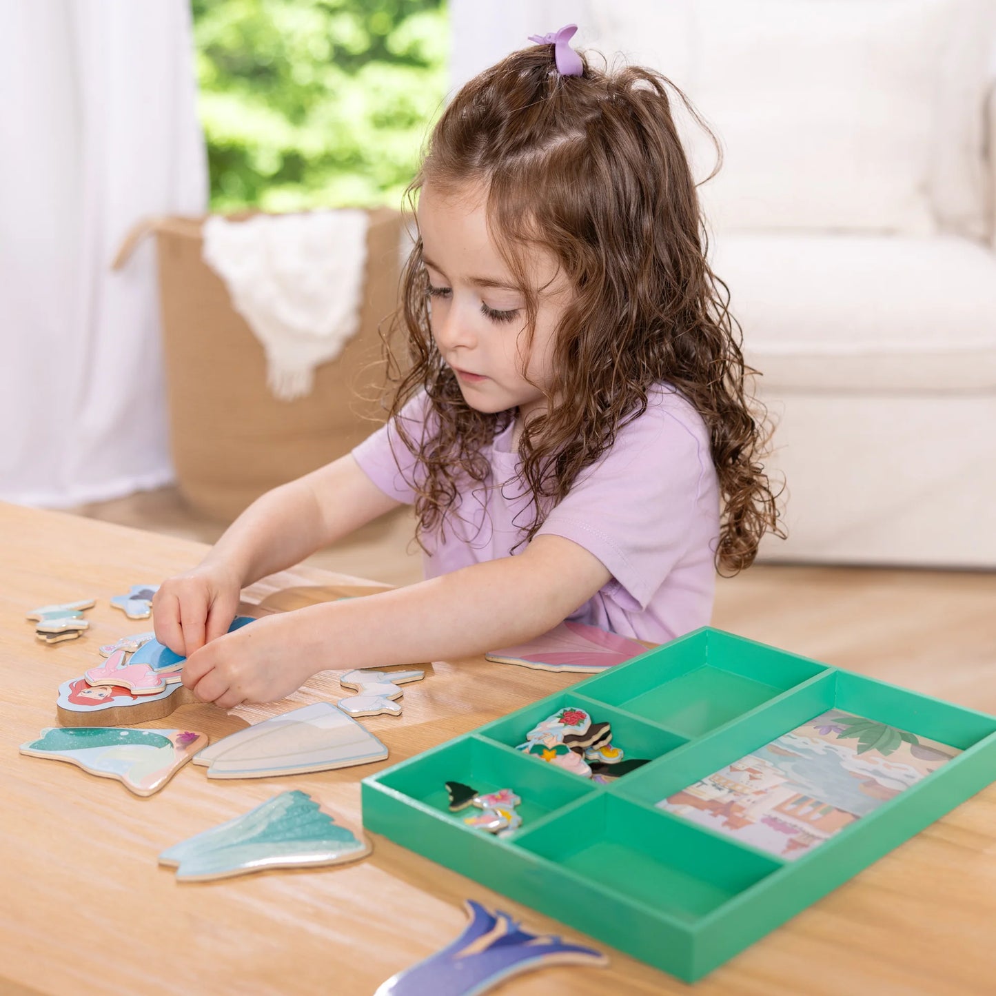Ariel Wooden Magnetic Dress-Up
