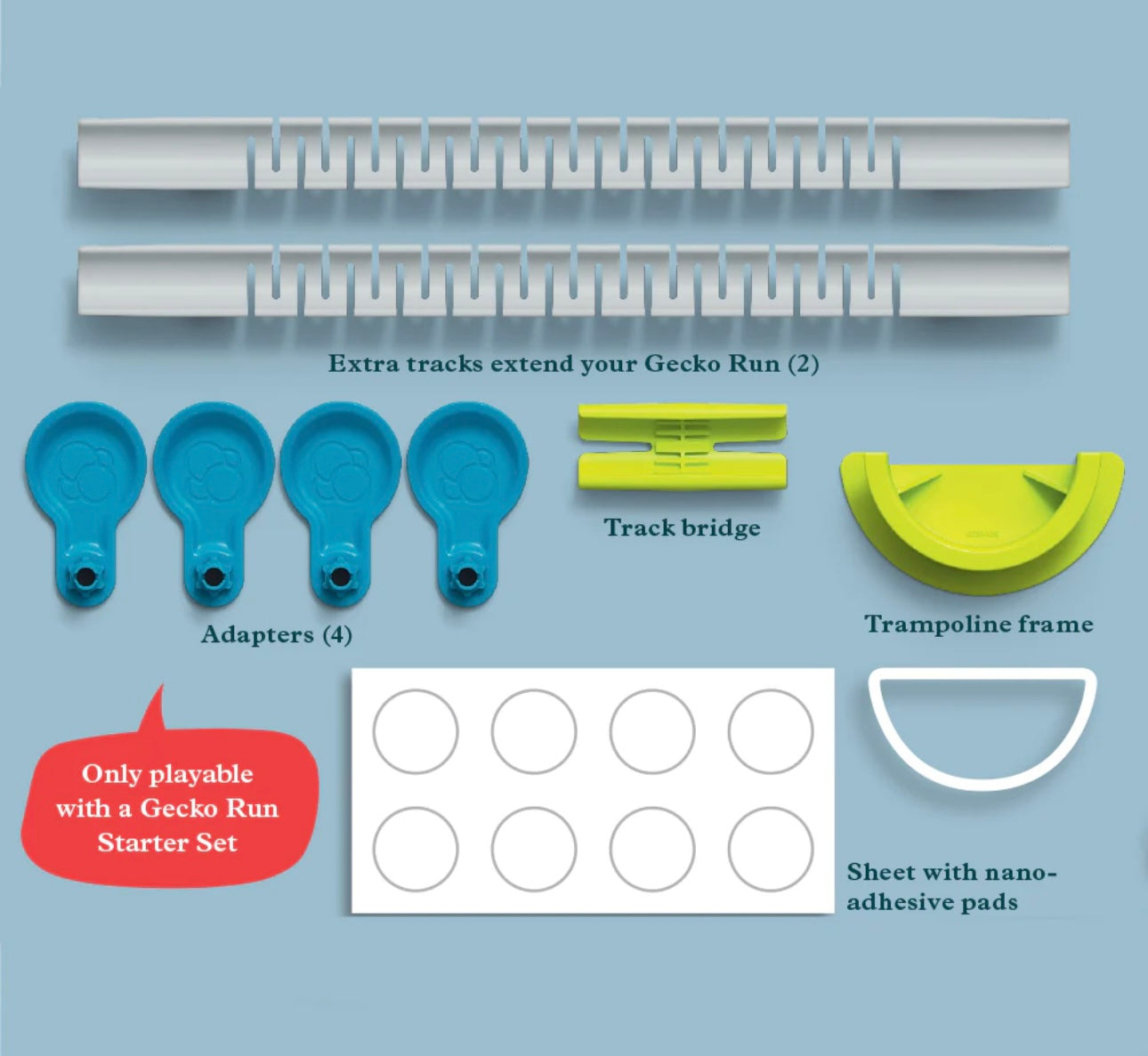 Gecko Run Marble Run Trampoline