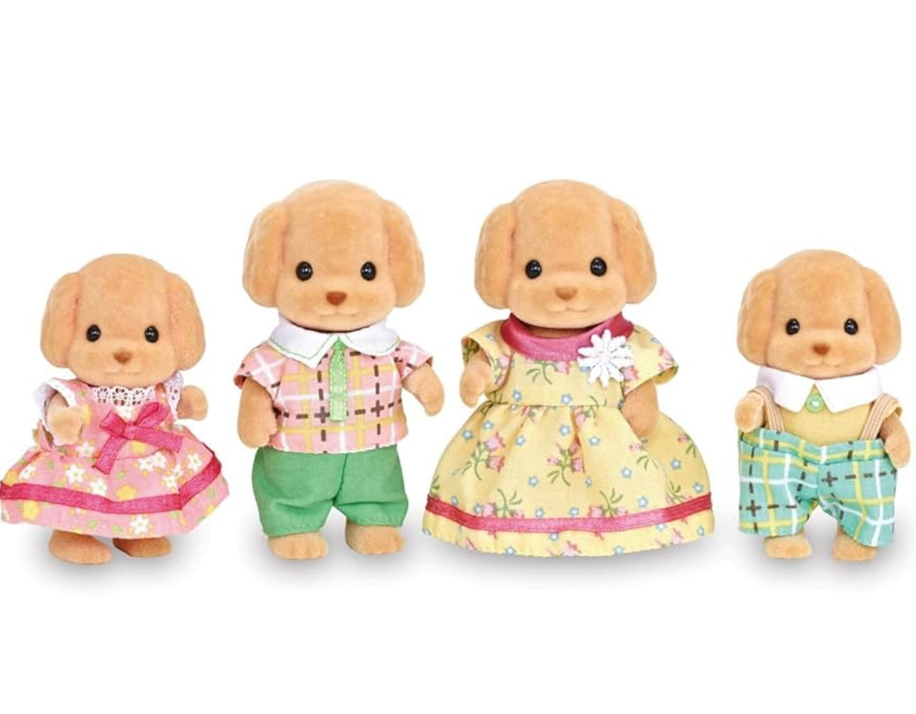 Calico Critters Toy Poodle Family