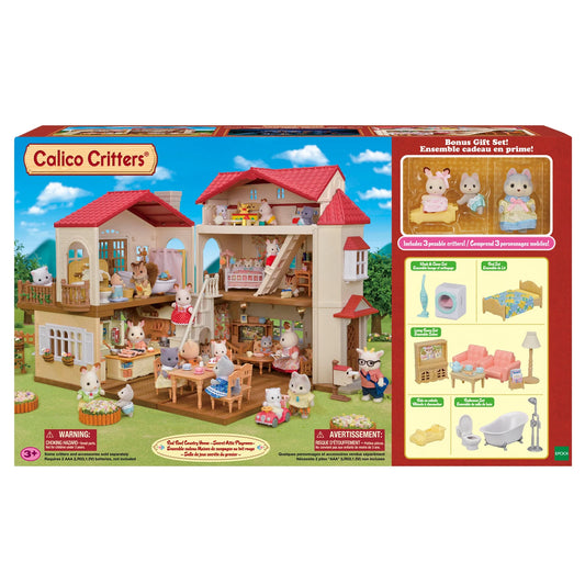 Calico Critters Red Roof Country Home Gift Set