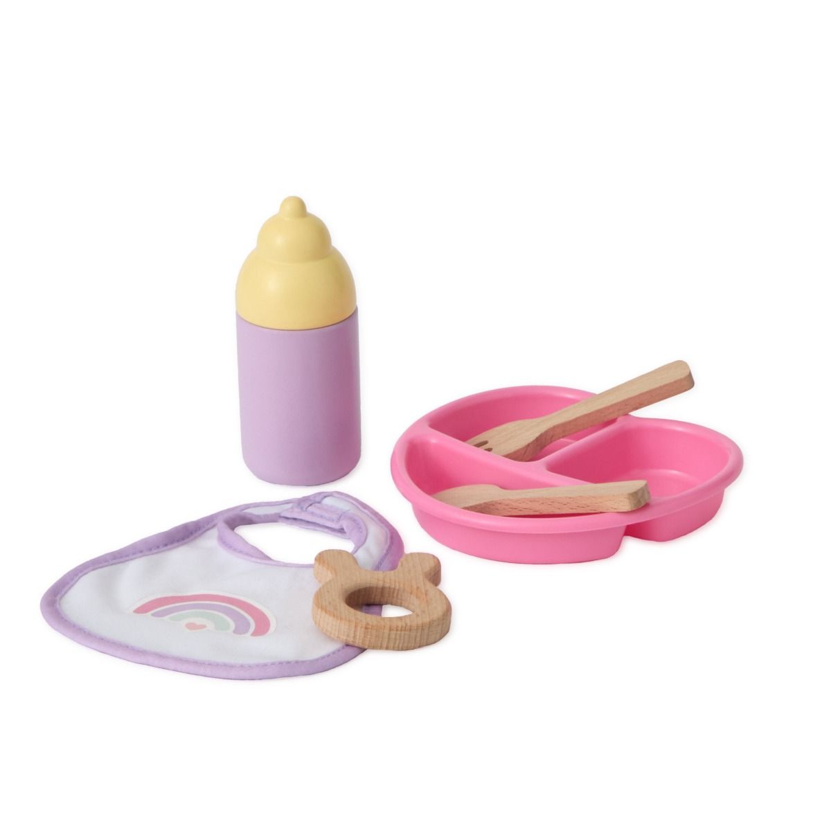 Sweet Baby Nursery Deluxe Feeding Wooden Accessory Set
