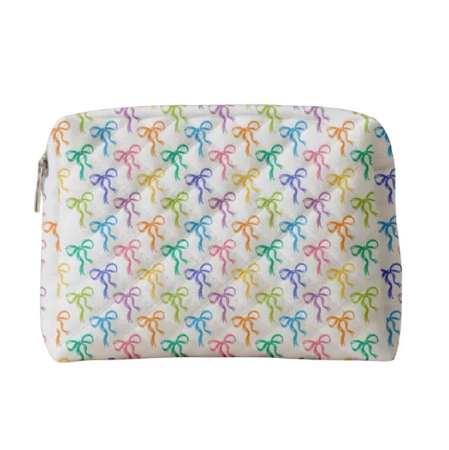 Vivid Bow Cosmetic Bag