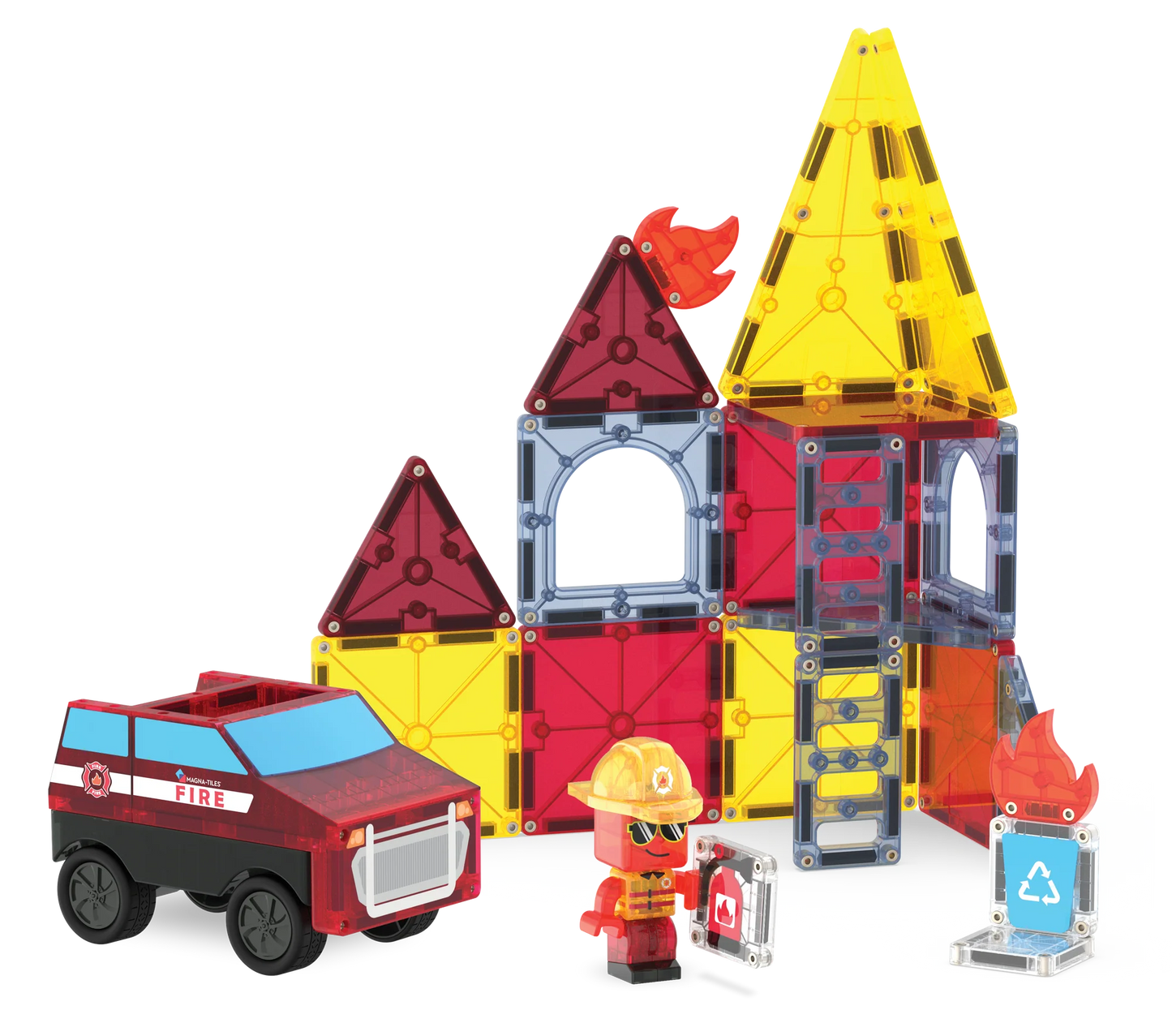 Magna-Tiles Fire Rescue 27 Piece Set