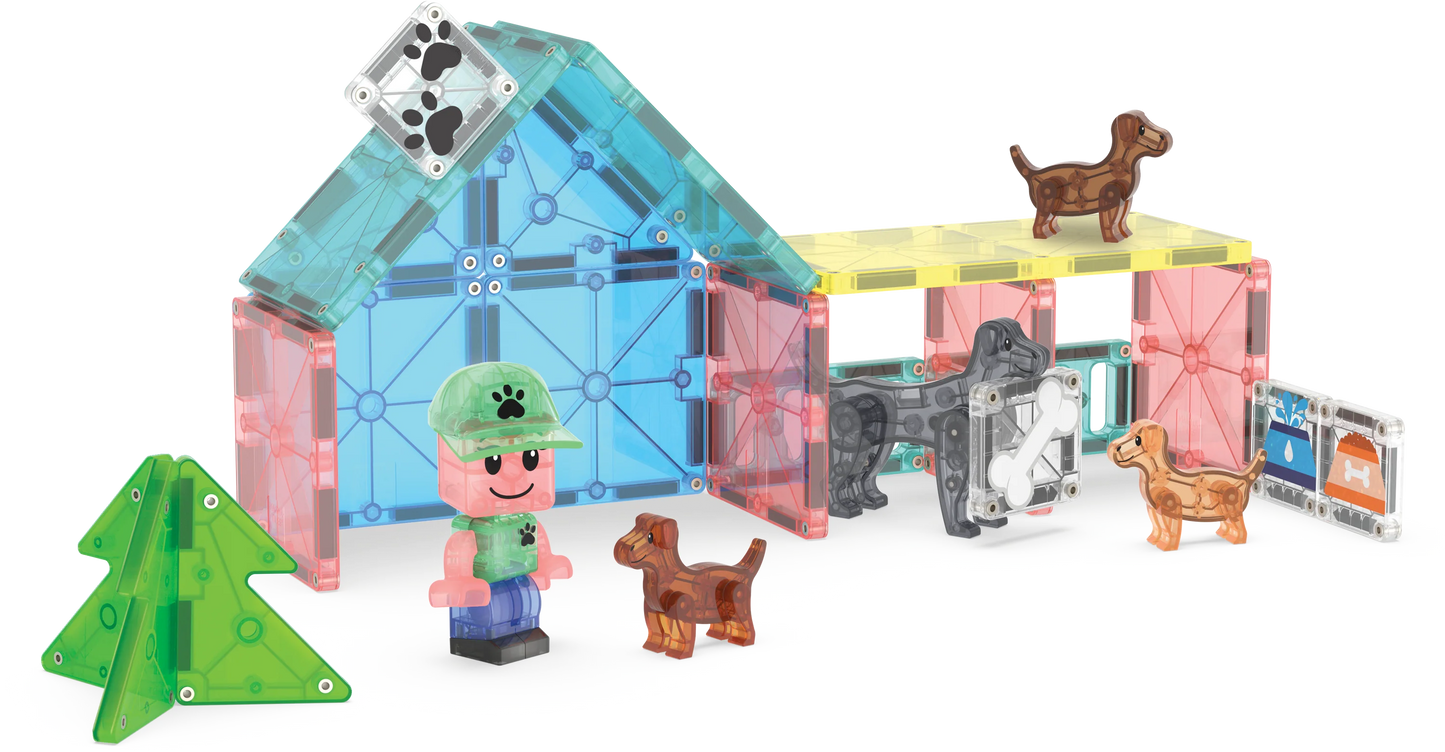 Magna-Tiles Puppy Park 27 Piece Set