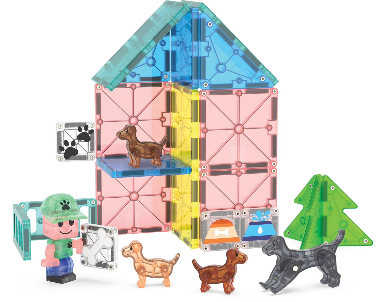 Magna-Tiles Puppy Park 27 Piece Set