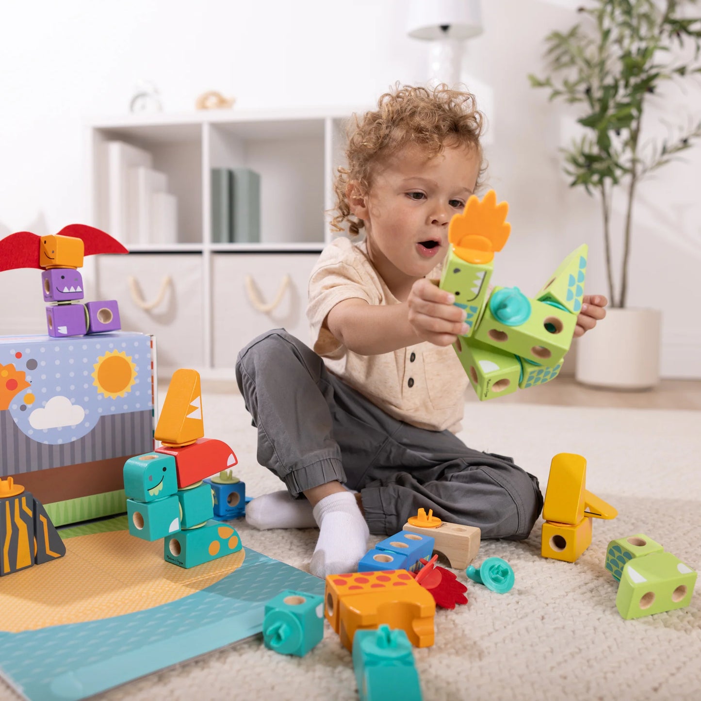 Blockables Dinosaur Play Set