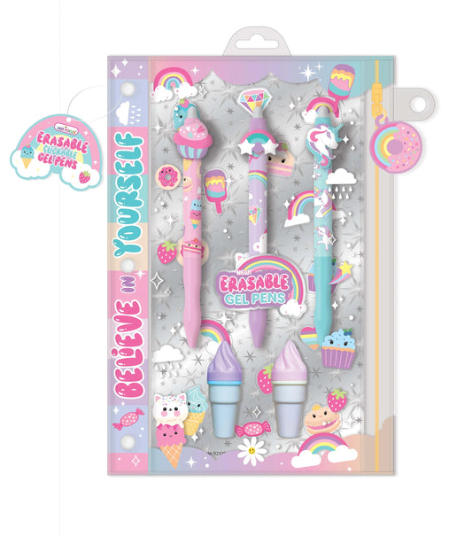 Rainbow Click and Erase Gel Pens