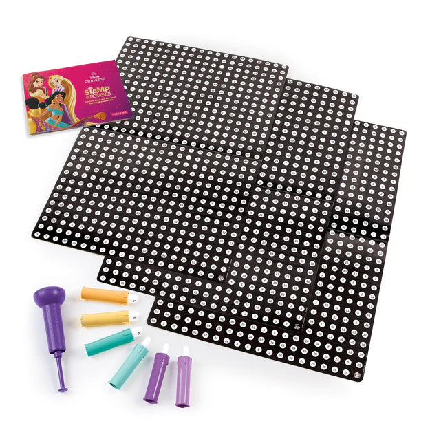 Princess Stamp To Reveal 3 Pack Storybook & Dot Art