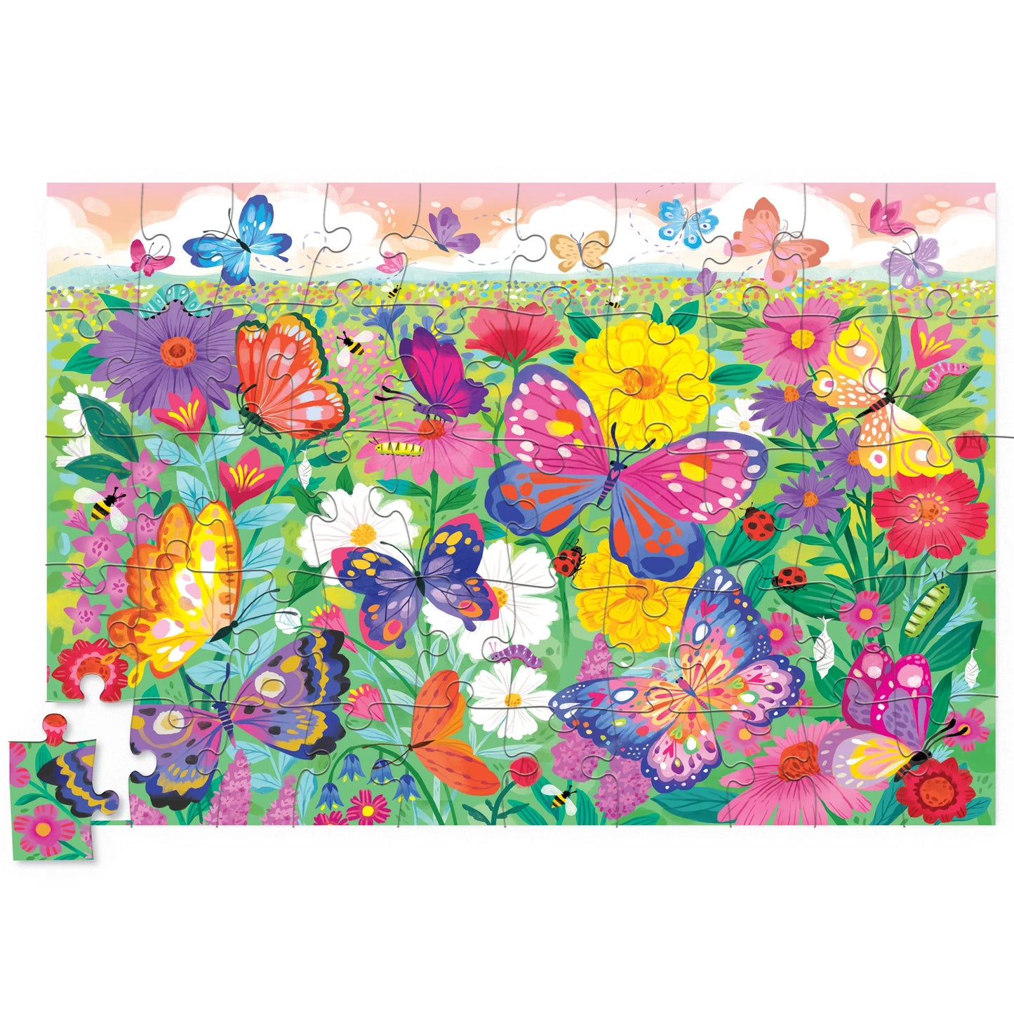 50pc Butterfly Garden Puzzle