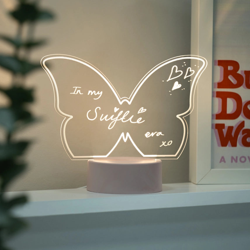 Butterfly Light Up Acrylic Sign