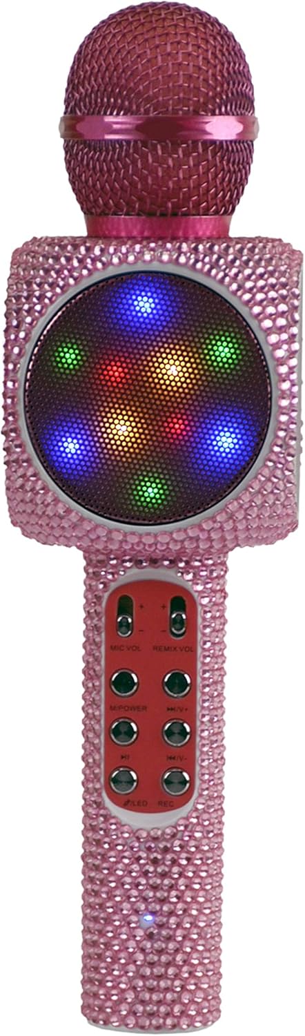 Pink Bling Karaoke Microphone