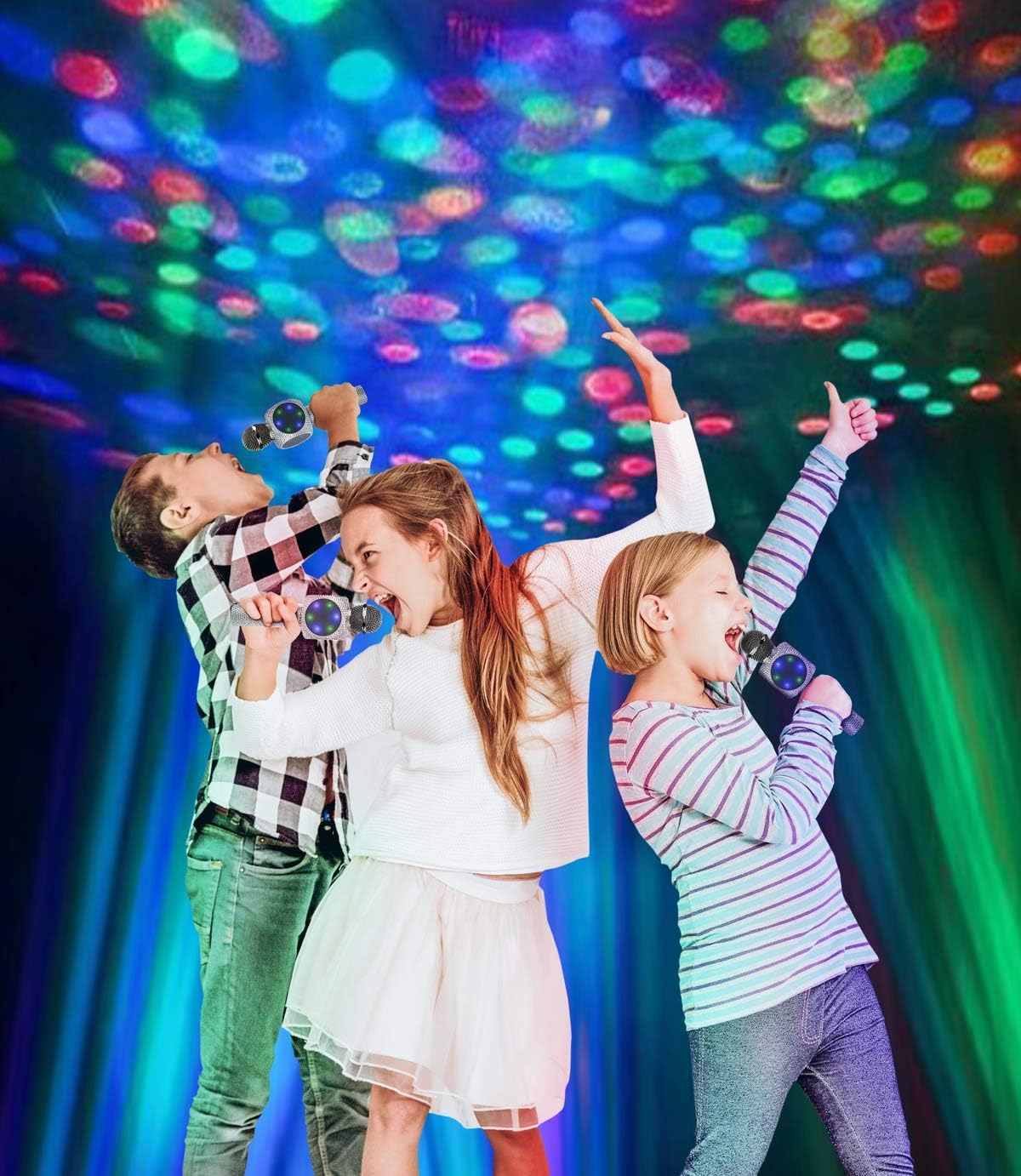 Confetti Bling Karaoke Microphone
