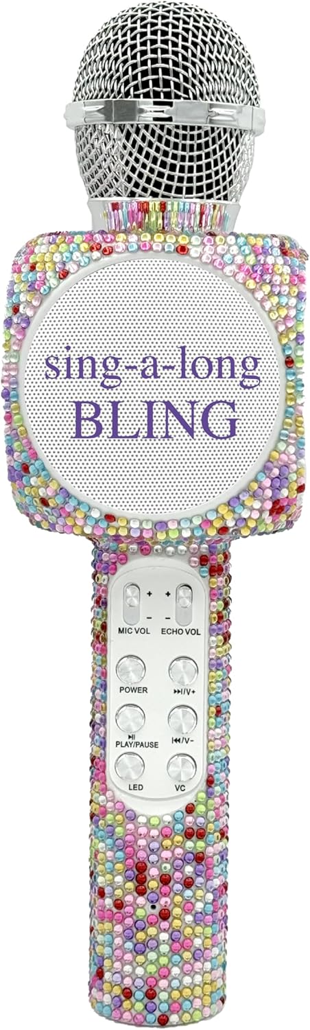 Confetti Bling Karaoke Microphone