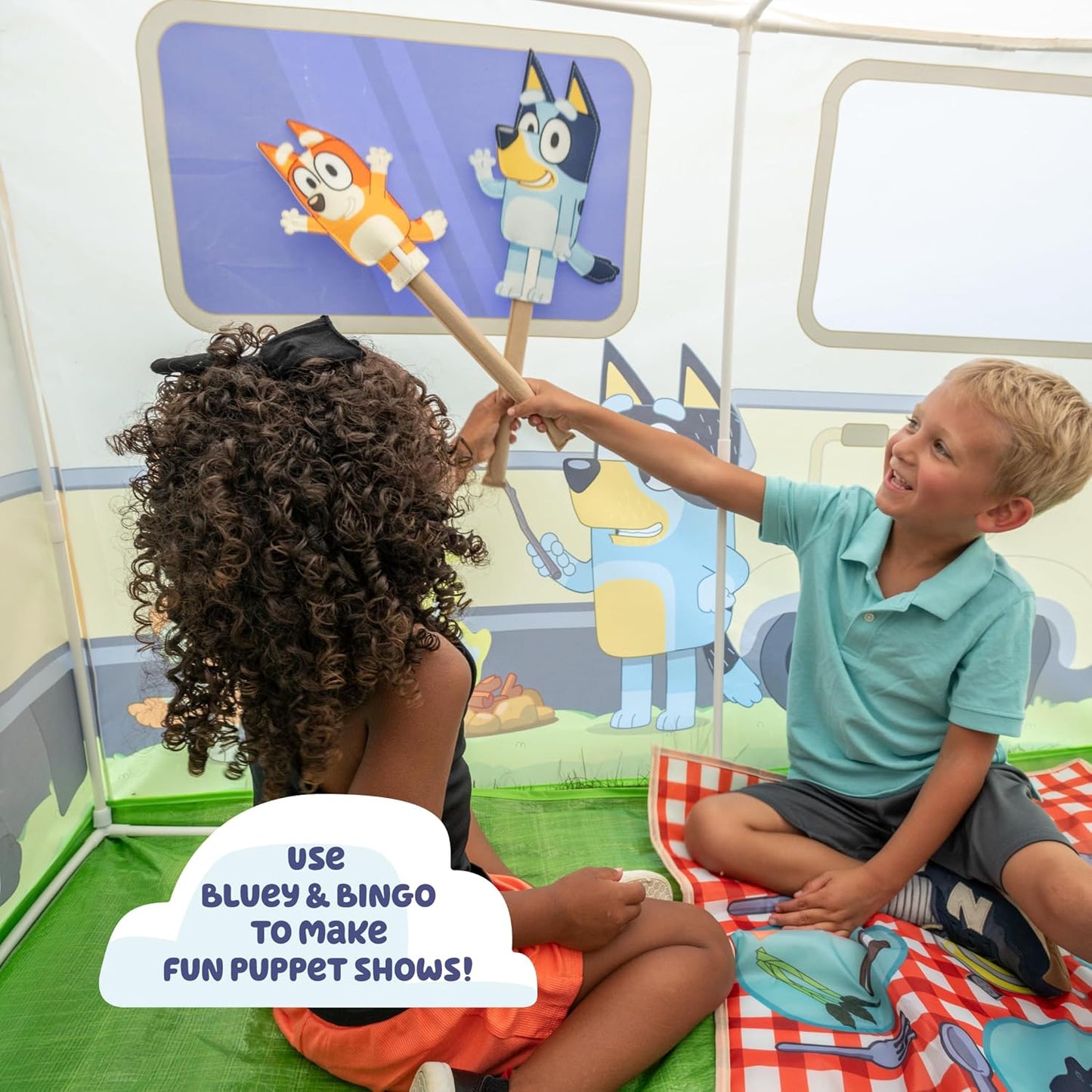 Bluey Camping Activity Fort