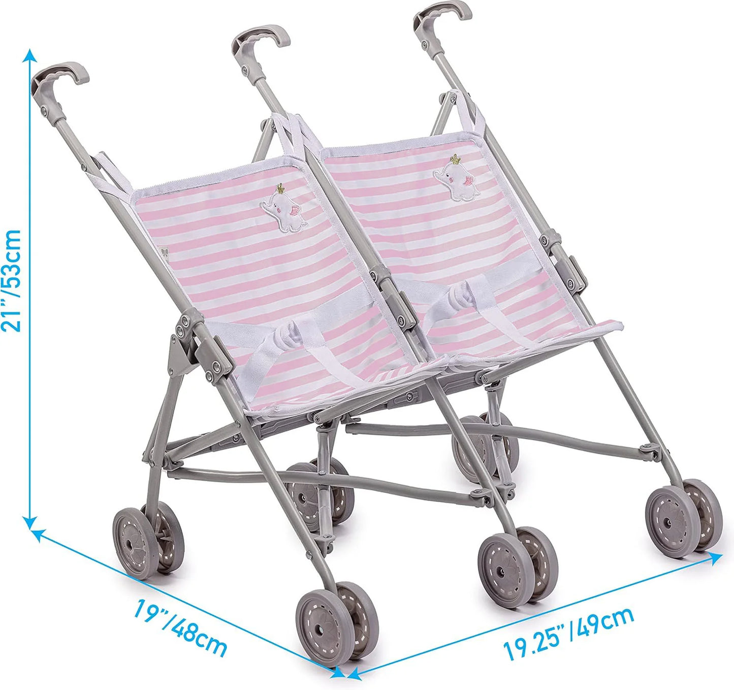Berenguer Boutique Twin Umbrella Stroller