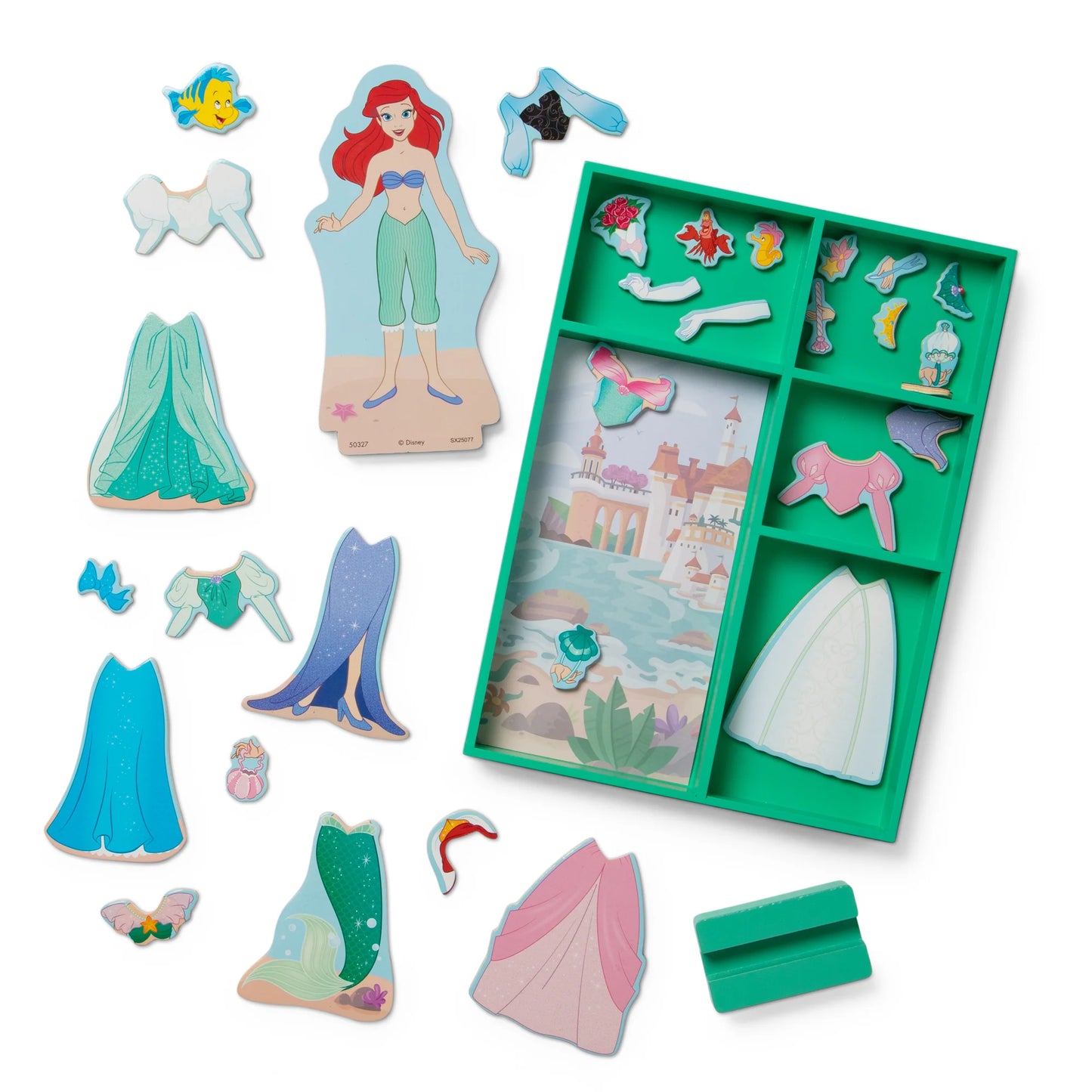 Ariel Wooden Magnetic Dress-Up