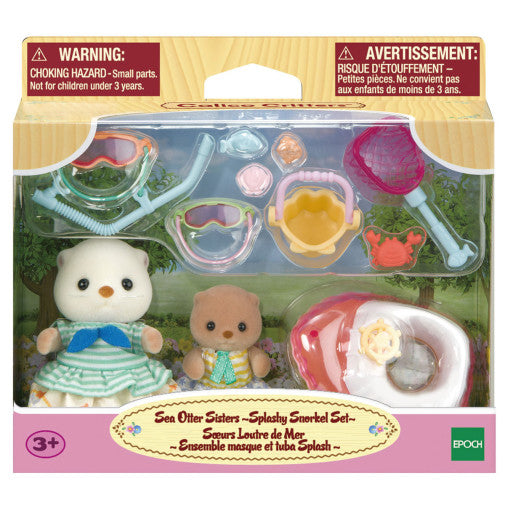 Calico Critters Sea Otter Splashy Snorkel Set