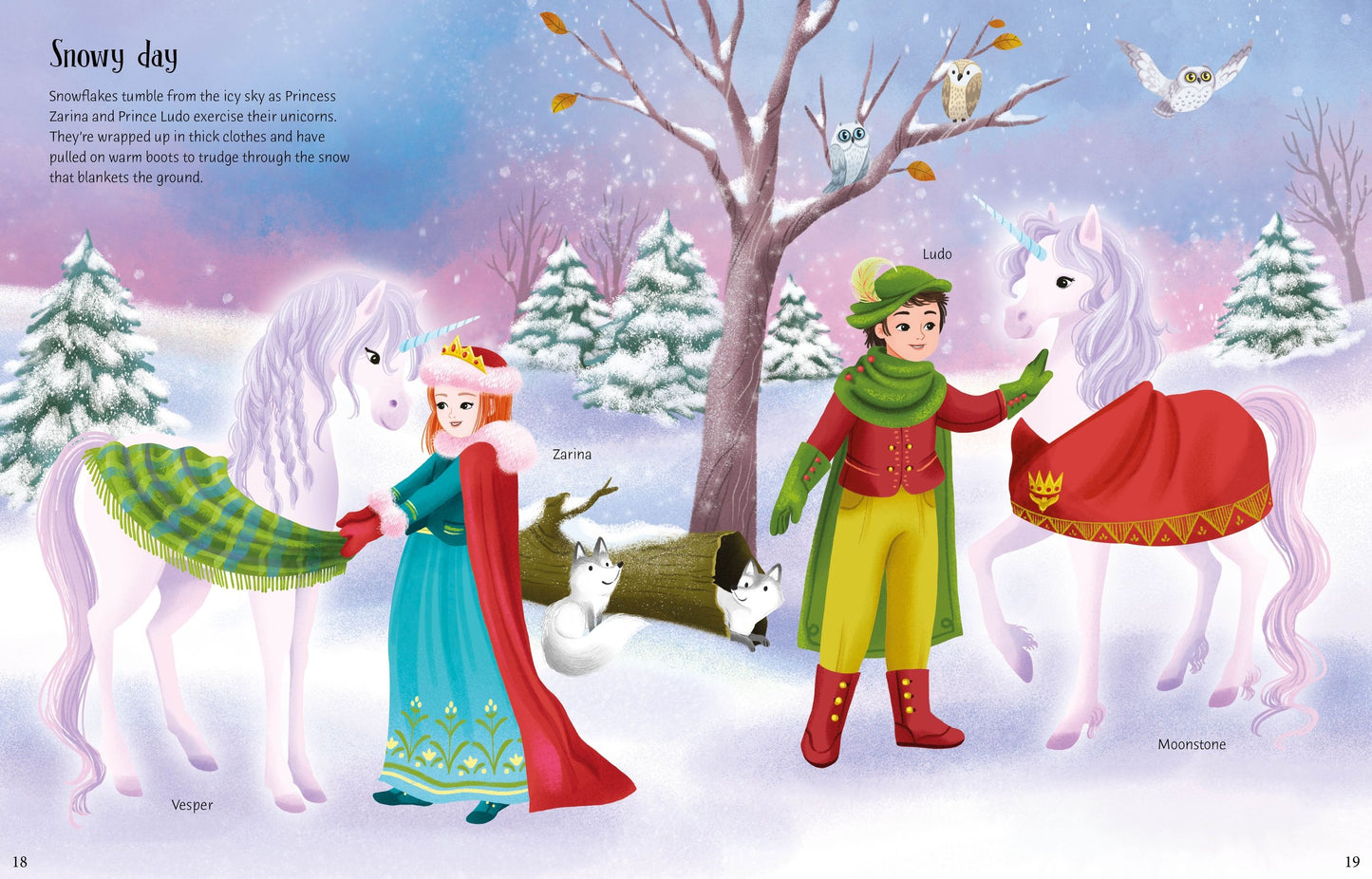 Sticker Dolly Dressing Unicorn Princesses
