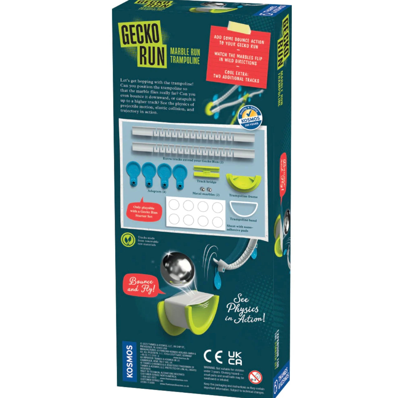 Gecko Run Marble Run Trampoline