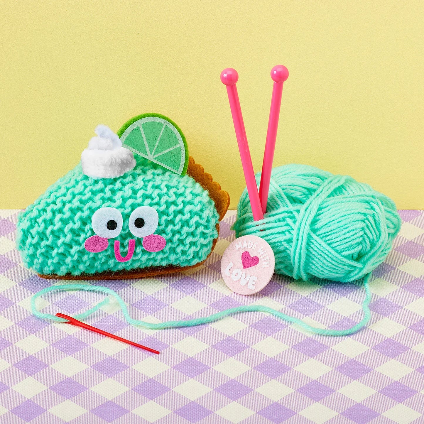 Key Lime Cutie Pie Knit Kit