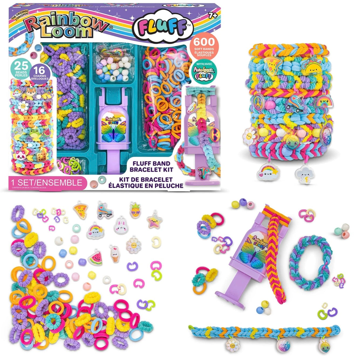 Rainbow Loom Fluff Kit