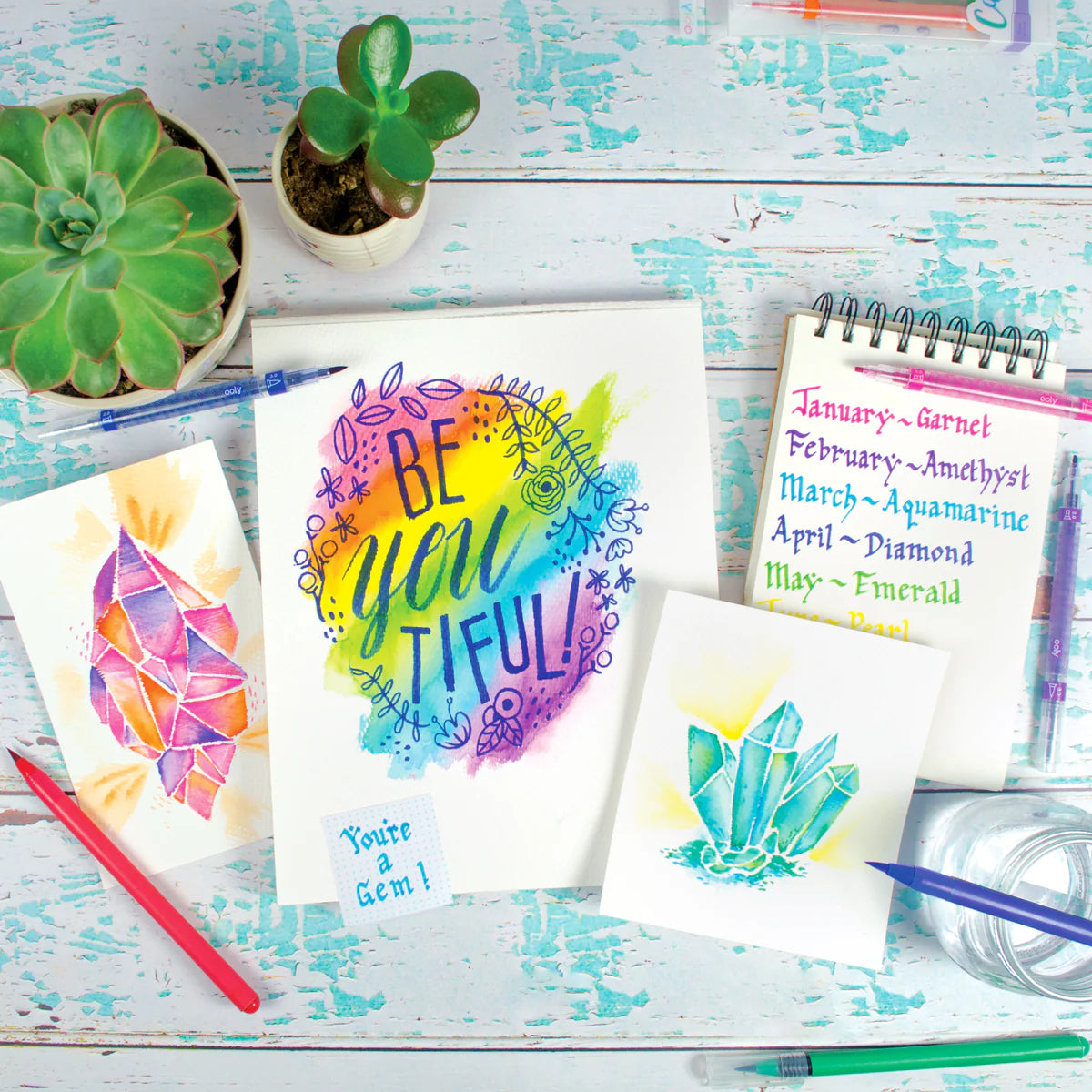 Calligraphy Duo Brush and Chisel Tip Markers