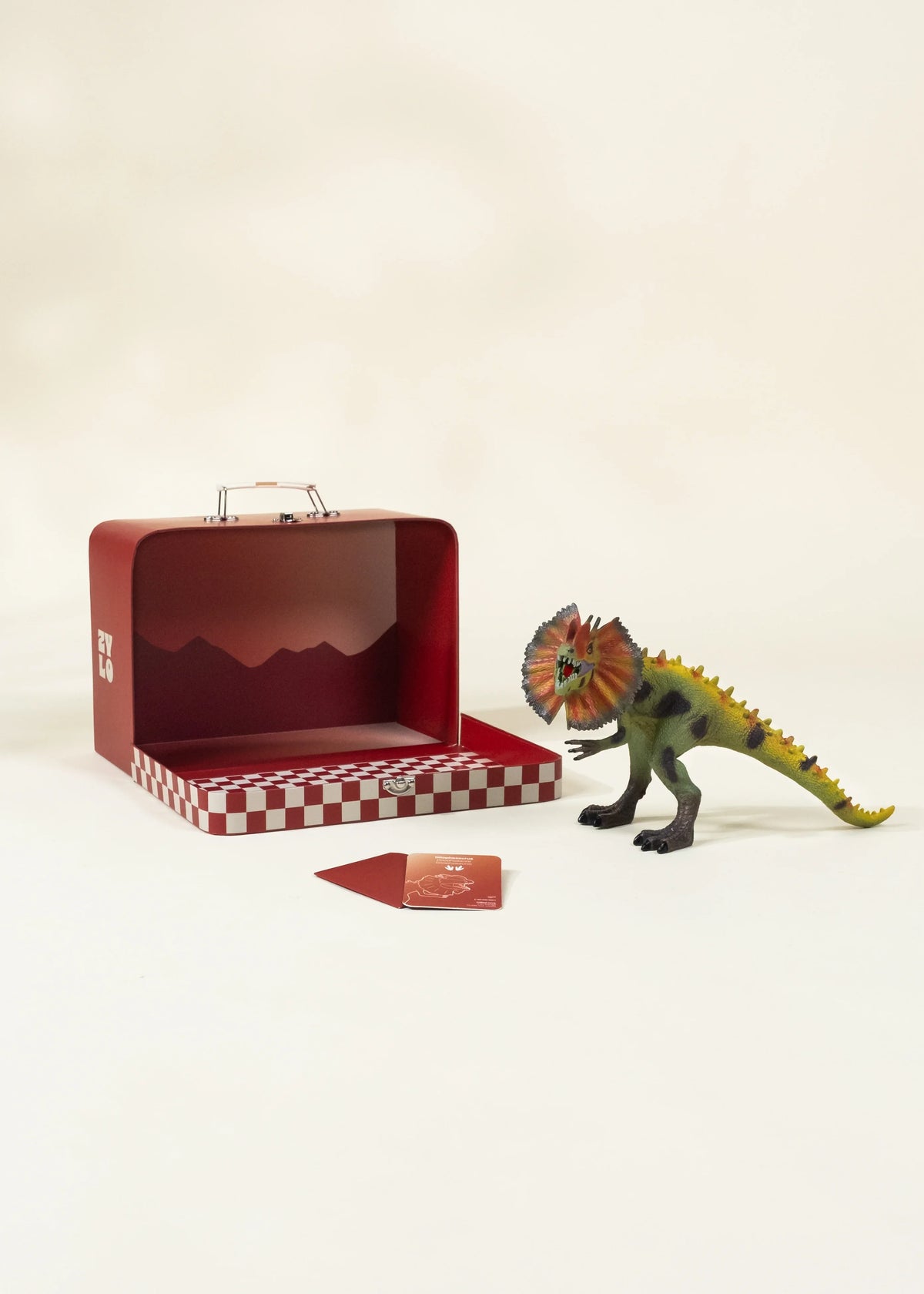 Dilophosaurus Dinosaur in a Box