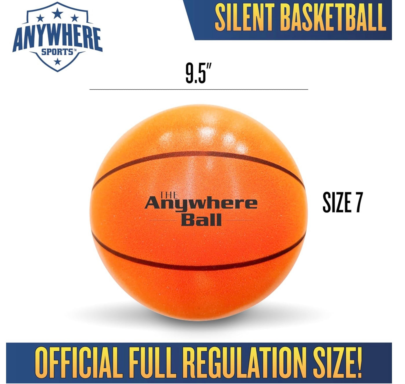 Anywhere Silent Basketball 9.5 Inch