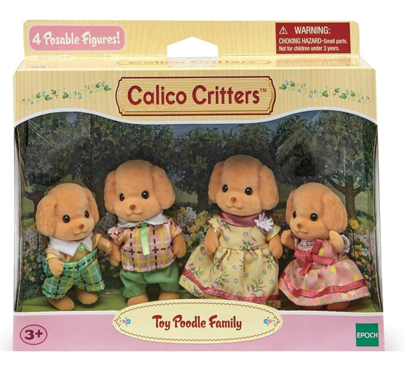 Calico Critters Toy Poodle Family