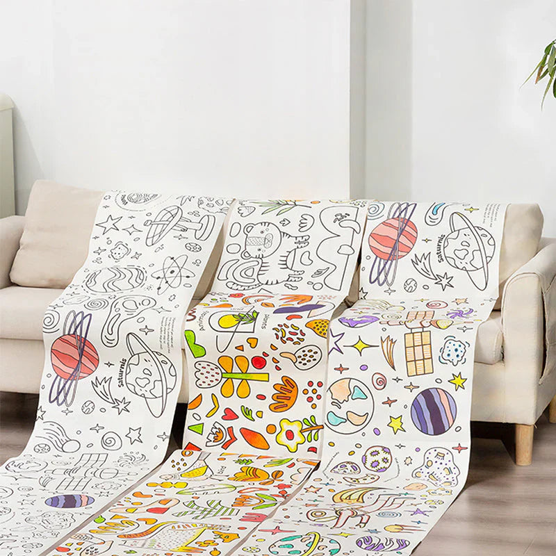 Flower Monaco Drawing Paper Nature Roll