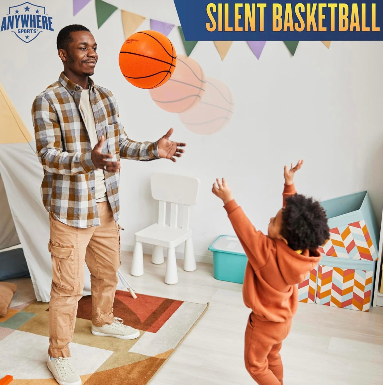 Anywhere Silent Basketball 9.5 Inch