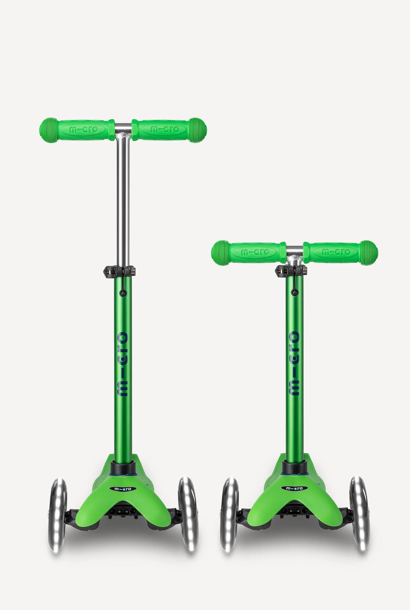 Green Micro Mini LED Scooter