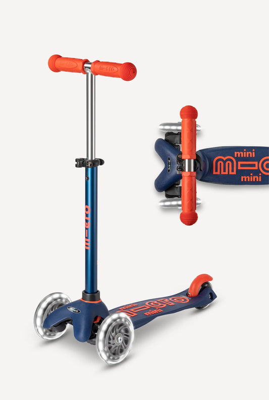 Navy Micro Mini LED Scooter