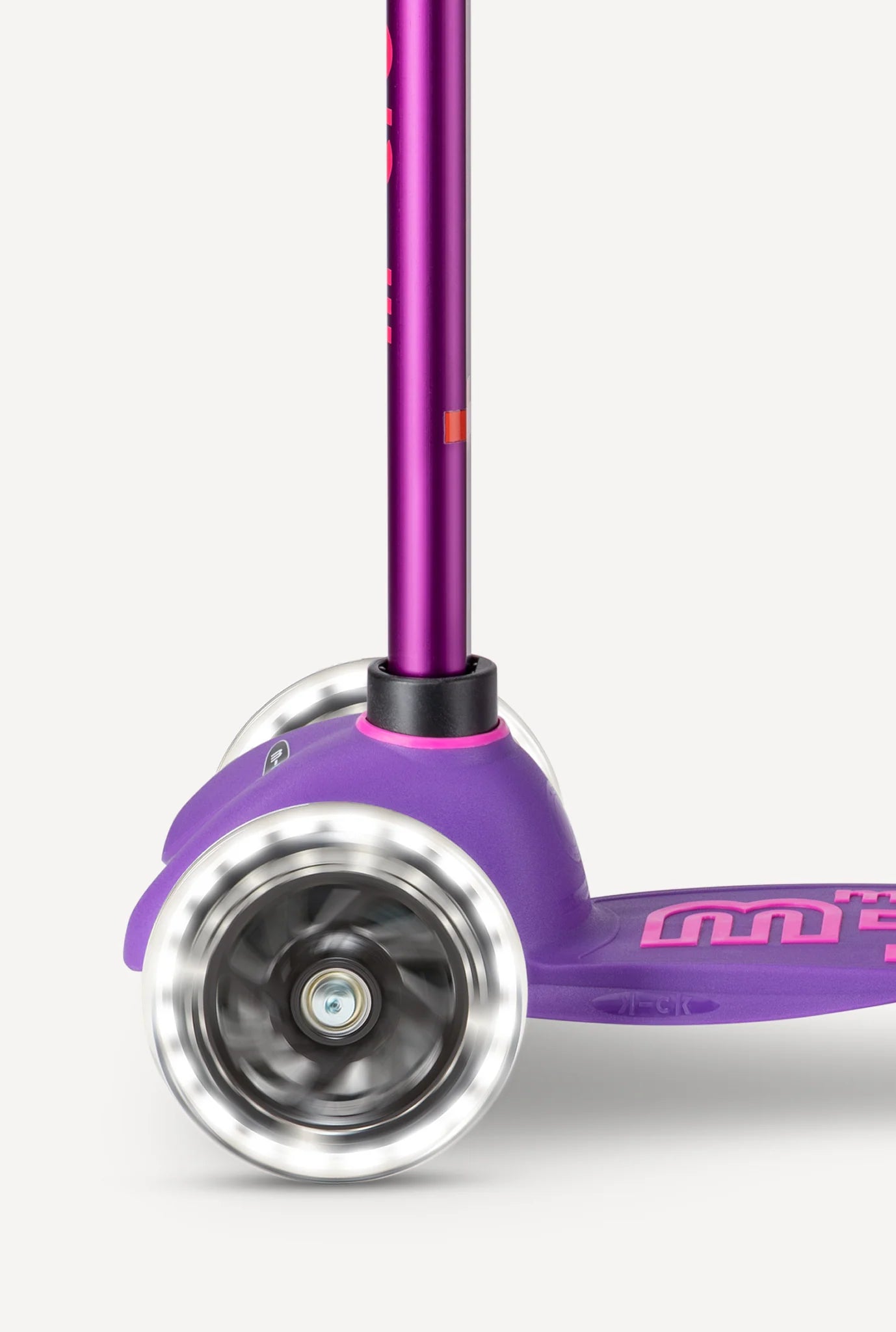Purple Micro Mini LED Scooter
