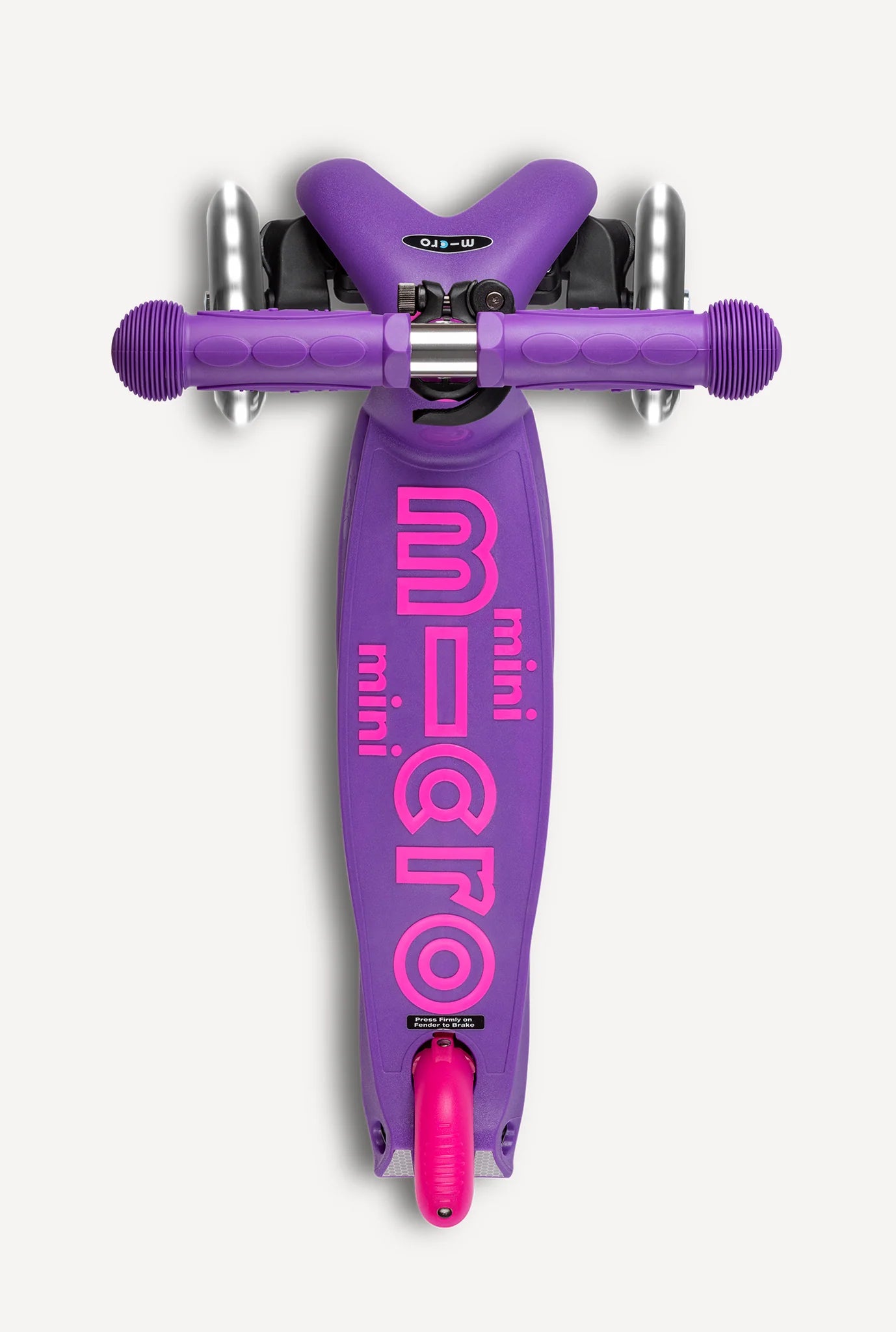 Purple Micro Mini LED Scooter