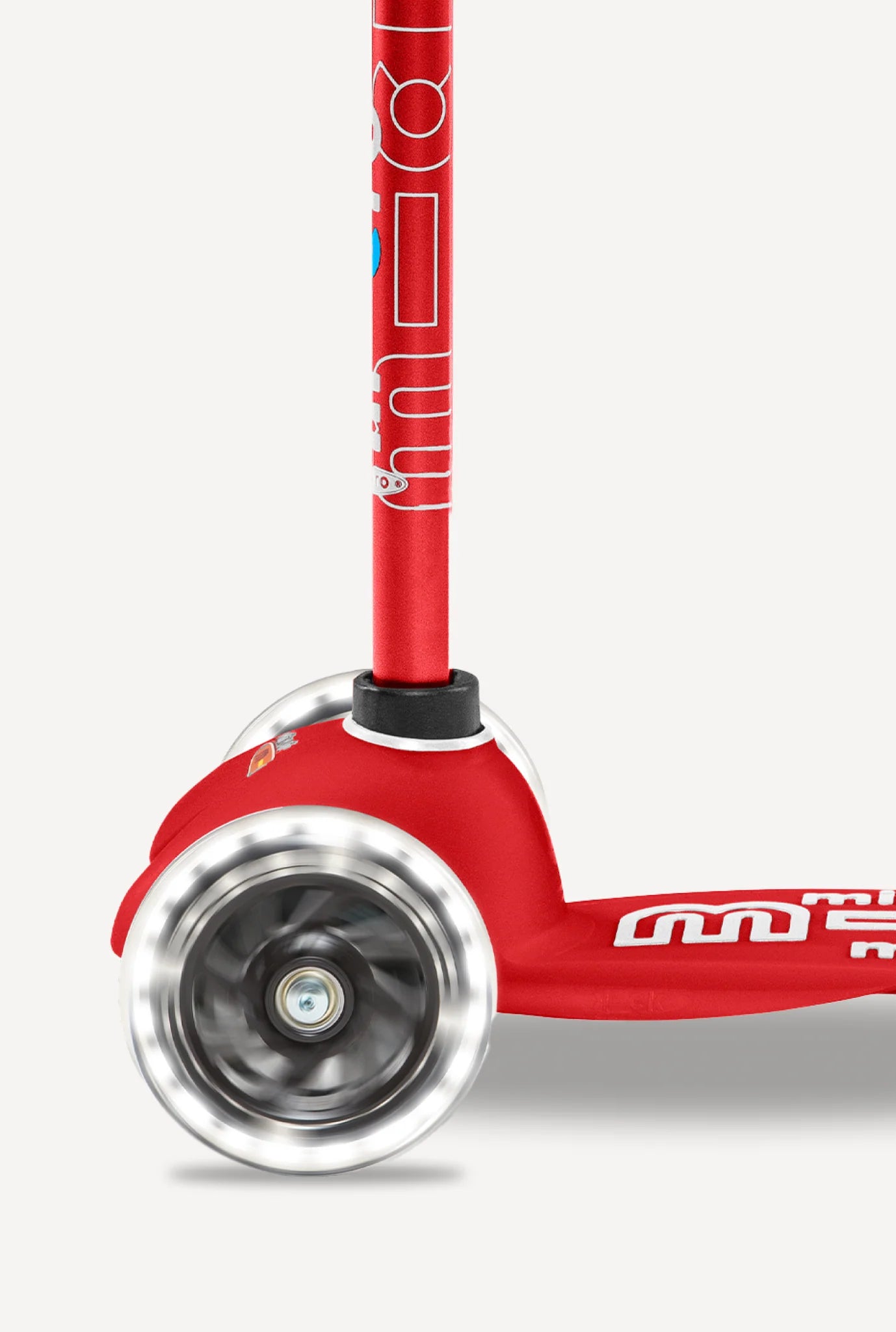 Red Micro Mini LED Scooter