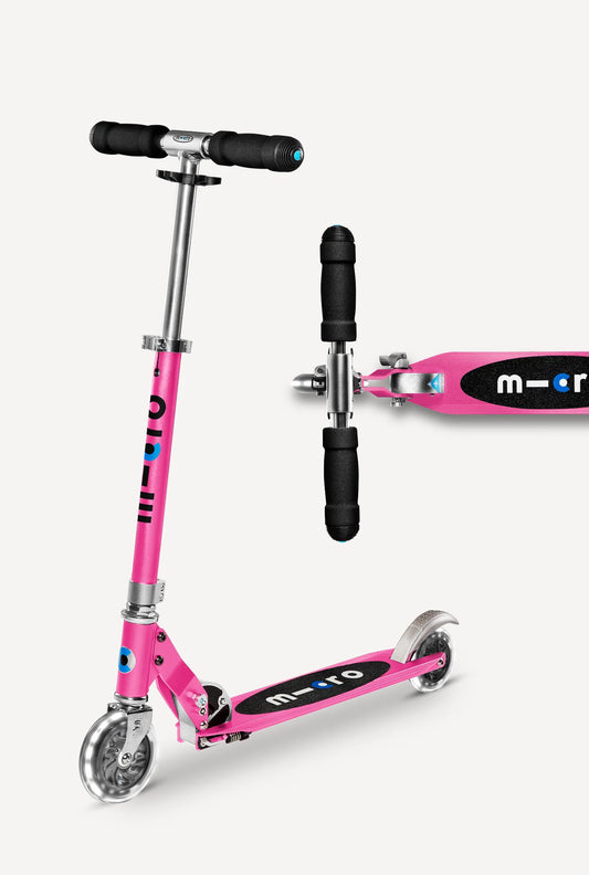 Pink Micro Sprite LED Scooter