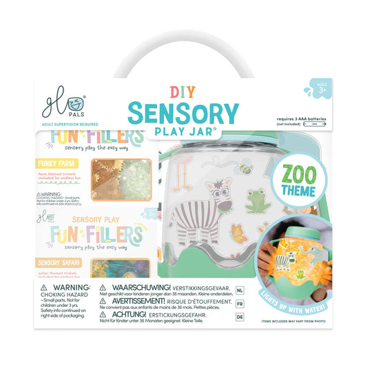DIY Sensory Jar Gift Set Zoo