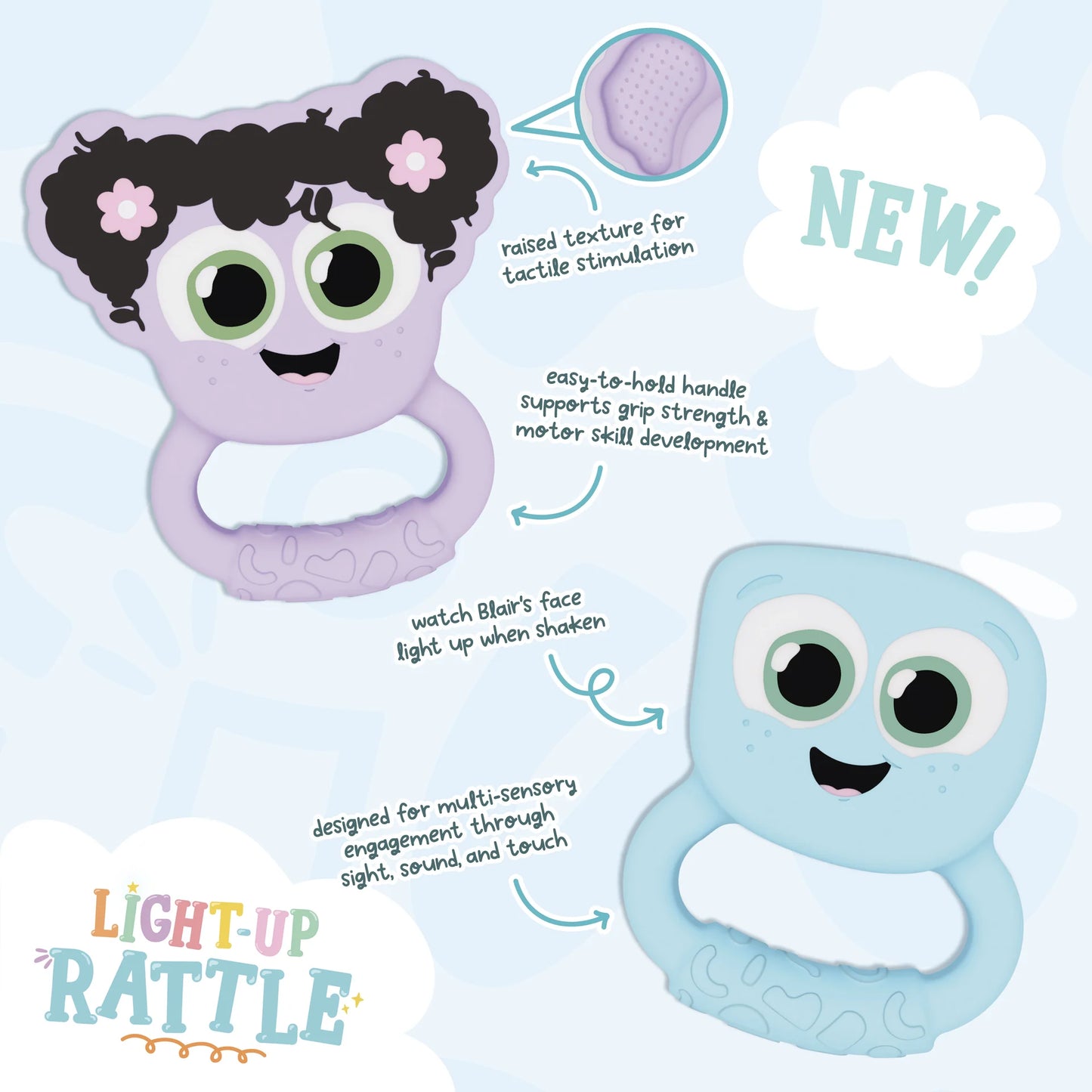Glo Pals Lumi Light-Up Rattle