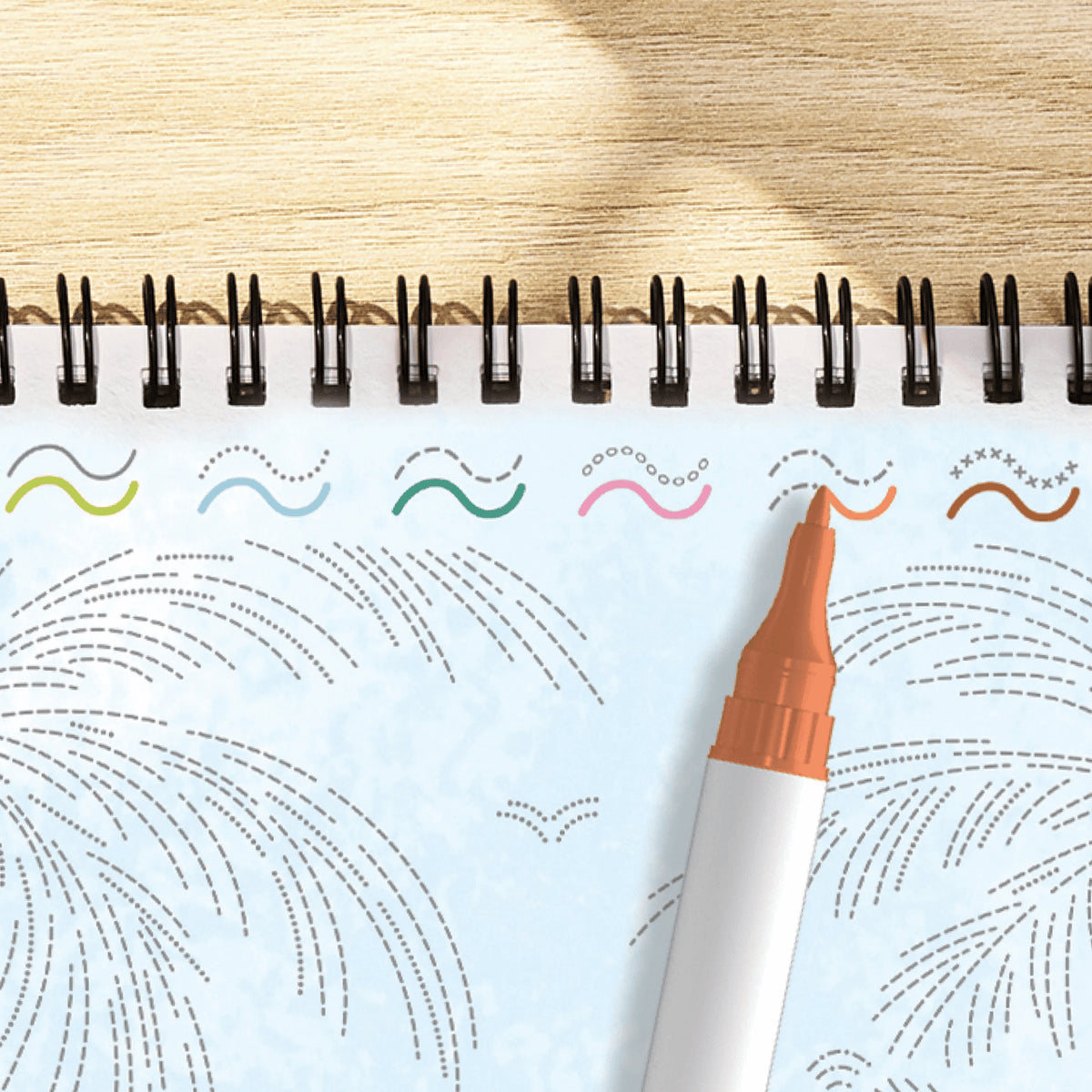 Lifelines FlowArt Trace By Line Tropical Paradise