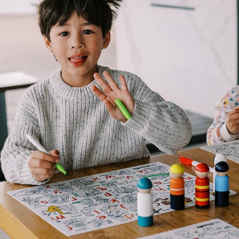 When I Grow Up Classic Coloring & Doodle Mat