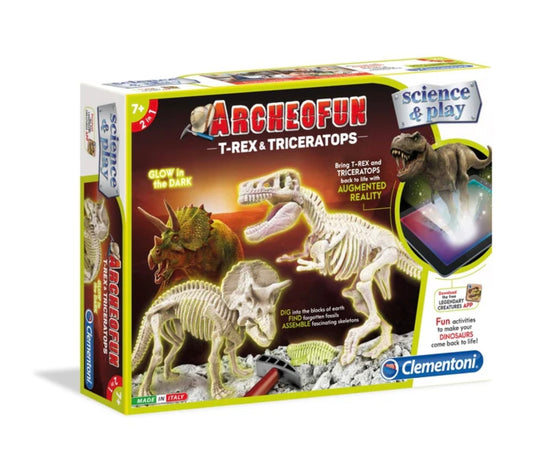 Archeofun T-Rex and Triceratops