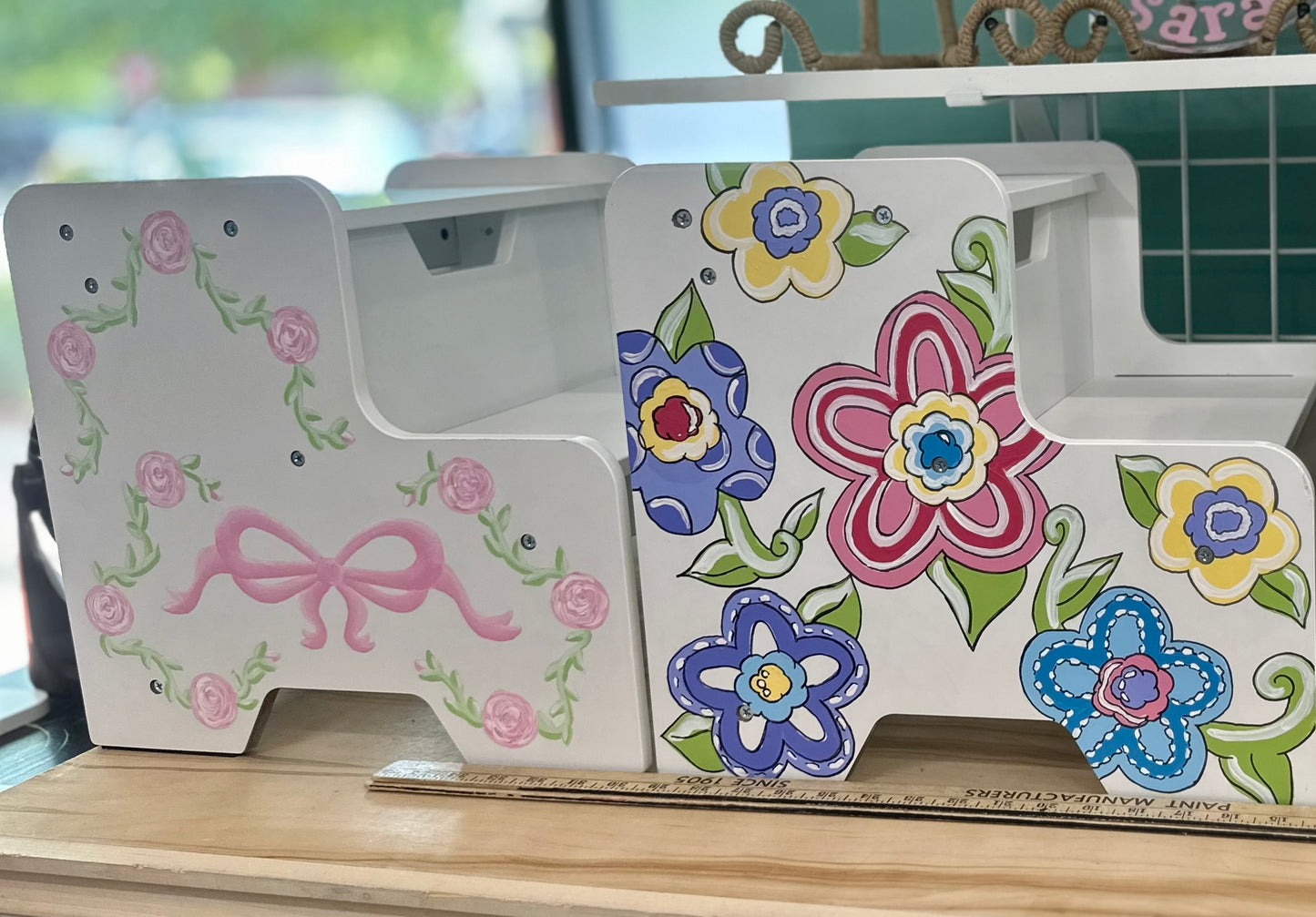 White Step Stool