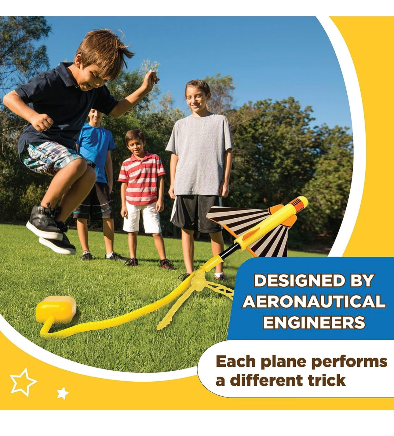 Stomp Rocket Stunt Planes